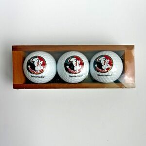 Vintage Florida State‎ University Seminoles Golf Balls – Set of 3 – Sealed NIP